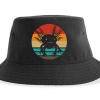 Retro Funny Axolotl I Axolotl Questions Cute Axolotl  Sustainable Bucket Hat
