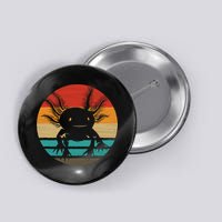 Retro Funny Axolotl I Axolotl Questions Cute Axolotl  Button