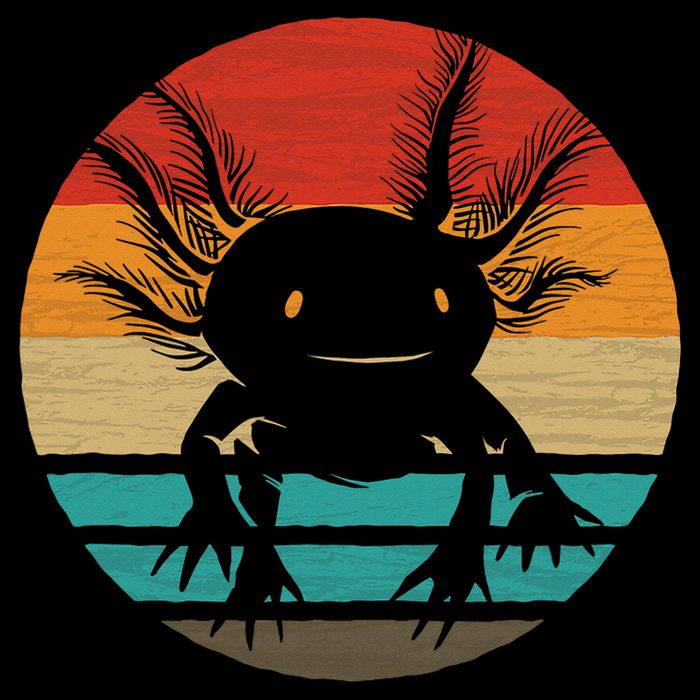 Retro Funny Axolotl I Axolotl Questions Cute Axolotl  Button
