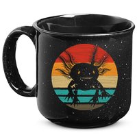 Retro Funny Axolotl I Axolotl Questions Cute Axolotl  15oz Campfire Ceramic Mug