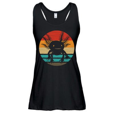 Retro Funny Axolotl I Axolotl Questions Cute Axolotl  Ladies Essential Flowy Tank