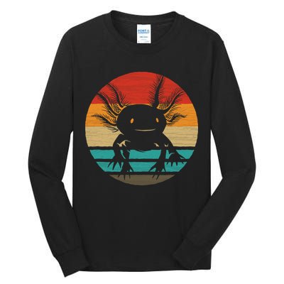 Retro Funny Axolotl I Axolotl Questions Cute Axolotl  Tall Long Sleeve T-Shirt