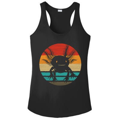 Retro Funny Axolotl I Axolotl Questions Cute Axolotl  Ladies PosiCharge Competitor Racerback Tank