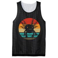 Retro Funny Axolotl I Axolotl Questions Cute Axolotl  Mesh Reversible Basketball Jersey Tank