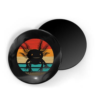 Retro Funny Axolotl I Axolotl Questions Cute Axolotl  Magnet