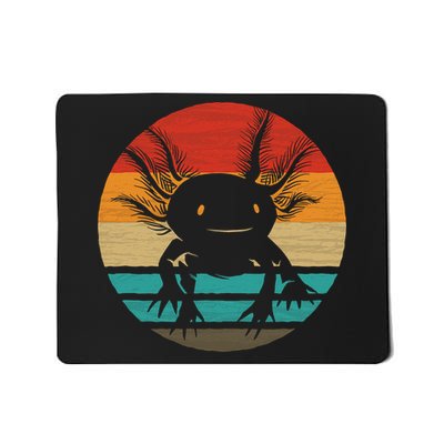 Retro Funny Axolotl I Axolotl Questions Cute Axolotl  Mousepad