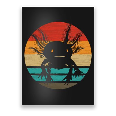 Retro Funny Axolotl I Axolotl Questions Cute Axolotl  Poster