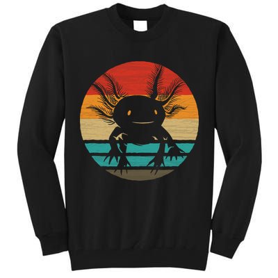 Retro Funny Axolotl I Axolotl Questions Cute Axolotl  Tall Sweatshirt