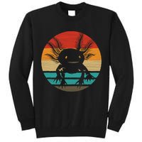 Retro Funny Axolotl I Axolotl Questions Cute Axolotl  Tall Sweatshirt