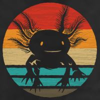 Retro Funny Axolotl I Axolotl Questions Cute Axolotl  25L Jumbo Tote