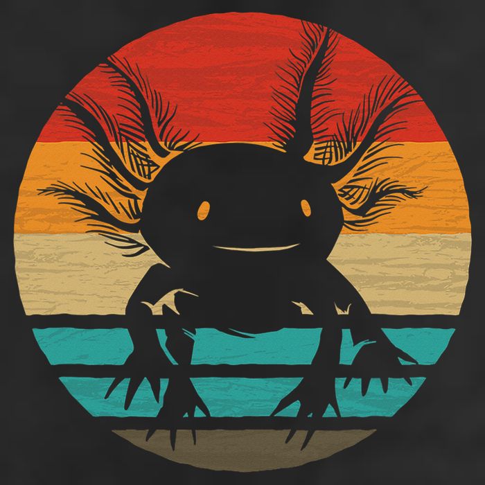 Retro Funny Axolotl I Axolotl Questions Cute Axolotl  25L Jumbo Tote
