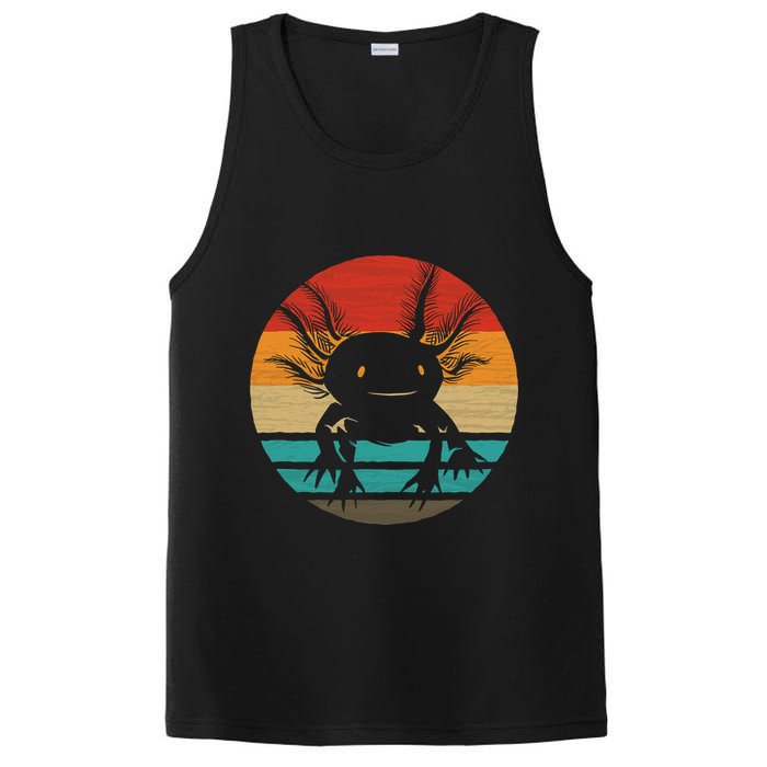 Retro Funny Axolotl I Axolotl Questions Cute Axolotl  PosiCharge Competitor Tank