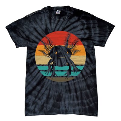 Retro Funny Axolotl I Axolotl Questions Cute Axolotl  Tie-Dye T-Shirt