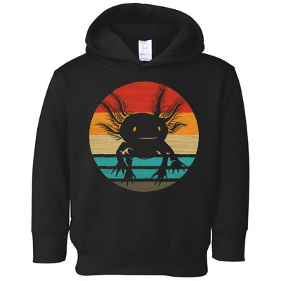 Retro Funny Axolotl I Axolotl Questions Cute Axolotl  Toddler Hoodie