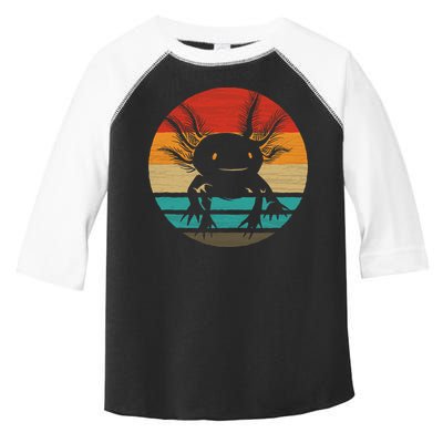 Retro Funny Axolotl I Axolotl Questions Cute Axolotl  Toddler Fine Jersey T-Shirt