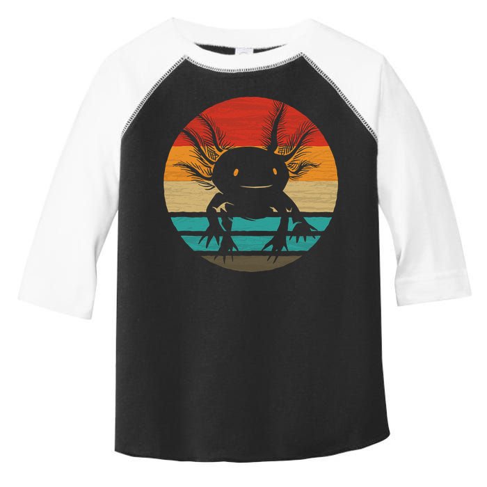 Retro Funny Axolotl I Axolotl Questions Cute Axolotl  Toddler Fine Jersey T-Shirt