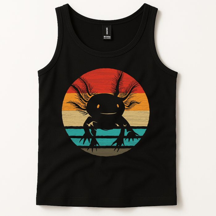 Retro Funny Axolotl I Axolotl Questions Cute Axolotl  Tank Top
