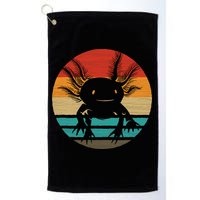 Retro Funny Axolotl I Axolotl Questions Cute Axolotl  Golf Towel