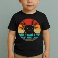 Retro Funny Axolotl I Axolotl Questions Cute Axolotl  Toddler T-Shirt
