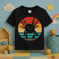 Retro Funny Axolotl I Axolotl Questions Cute Axolotl  Toddler T-Shirt