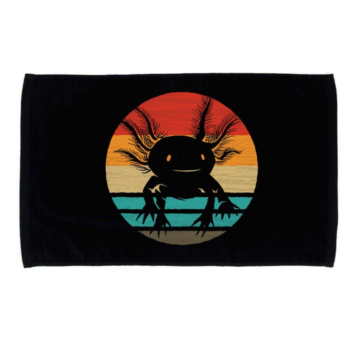 Retro Funny Axolotl I Axolotl Questions Cute Axolotl  Microfiber Hand Towel