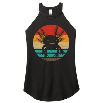 Retro Funny Axolotl I Axolotl Questions Cute Axolotl  Women's Perfect Tri Rocker Tank