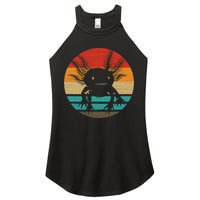 Retro Funny Axolotl I Axolotl Questions Cute Axolotl  Women's Perfect Tri Rocker Tank