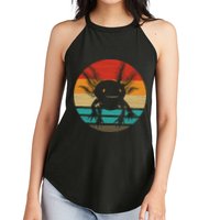 Retro Funny Axolotl I Axolotl Questions Cute Axolotl  Women's Perfect Tri Rocker Tank