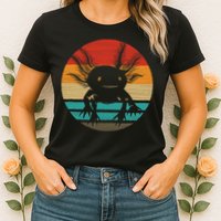 Retro Funny Axolotl I Axolotl Questions Cute Axolotl  Womens T-Shirt