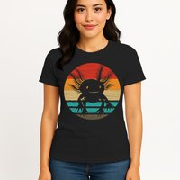 Retro Funny Axolotl I Axolotl Questions Cute Axolotl  Womens T-Shirt