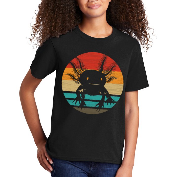 Retro Funny Axolotl I Axolotl Questions Cute Axolotl  Kids T-Shirt