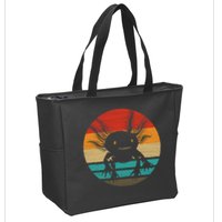 Retro Funny Axolotl I Axolotl Questions Cute Axolotl  Zip Tote Bag