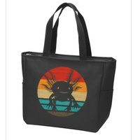 Retro Funny Axolotl I Axolotl Questions Cute Axolotl  Zip Tote Bag