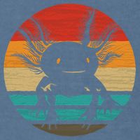 Retro Funny Axolotl I Axolotl Questions Cute Axolotl  Garment-Dyed Sweatshirt