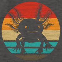 Retro Funny Axolotl I Axolotl Questions Cute Axolotl  Vector Backpack