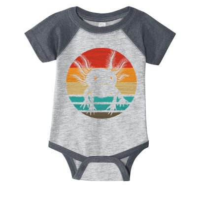 Retro Funny Axolotl I Axolotl Questions Cute Axolotl  Infant Baby Jersey Bodysuit