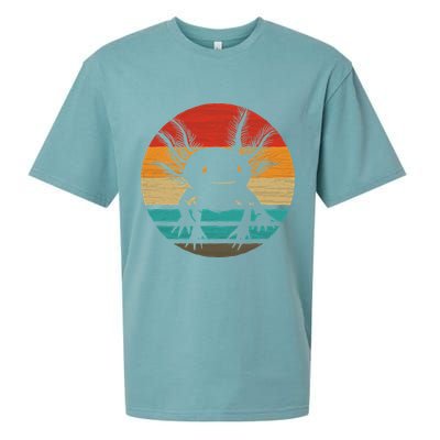 Retro Funny Axolotl I Axolotl Questions Cute Axolotl  Sueded Cloud Jersey T-Shirt