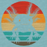 Retro Funny Axolotl I Axolotl Questions Cute Axolotl  Sueded Cloud Jersey T-Shirt