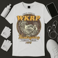 Retro First Annual Wkrp Thanksgiving Turkey Drop T-Shirt