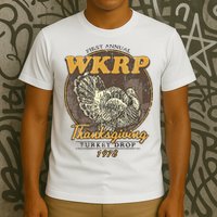 Retro First Annual Wkrp Thanksgiving Turkey Drop T-Shirt