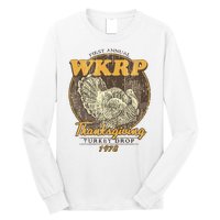 Retro First Annual Wkrp Thanksgiving Turkey Drop Long Sleeve Shirt