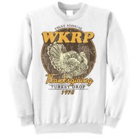 Retro First Annual Wkrp Thanksgiving Turkey Drop Sweatshirt