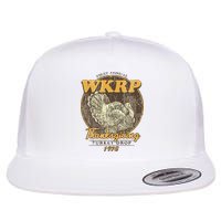 Retro First Annual Wkrp Thanksgiving Turkey Drop Flat Bill Trucker Hat