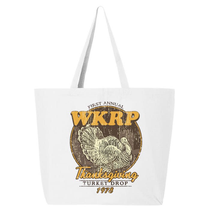 Retro First Annual Wkrp Thanksgiving Turkey Drop 25L Jumbo Tote