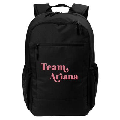 Retro For Ariana, Show Support Be On Team Ariana Daily Commute Backpack