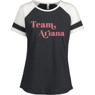 Retro For Ariana, Show Support Be On Team Ariana Enza Ladies Jersey Colorblock Tee