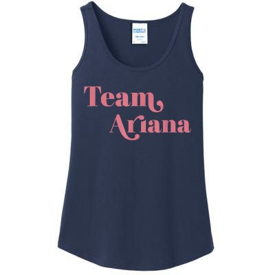 Retro For Ariana, Show Support Be On Team Ariana Ladies Essential Tank