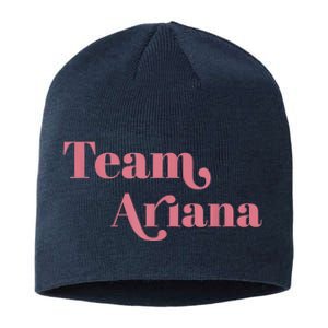 Retro For Ariana, Show Support Be On Team Ariana Sustainable Beanie