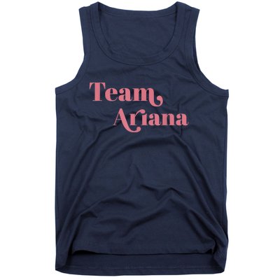 Retro For Ariana, Show Support Be On Team Ariana Tank Top