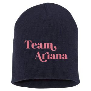 Retro For Ariana, Show Support Be On Team Ariana Short Acrylic Beanie